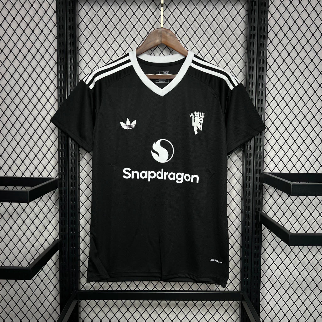 Camisola Manchester United Guarda-Redes Preta - 24/25
