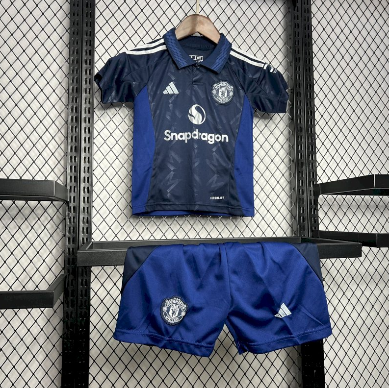 Kit Criança Manchester United Secundária - 24/25