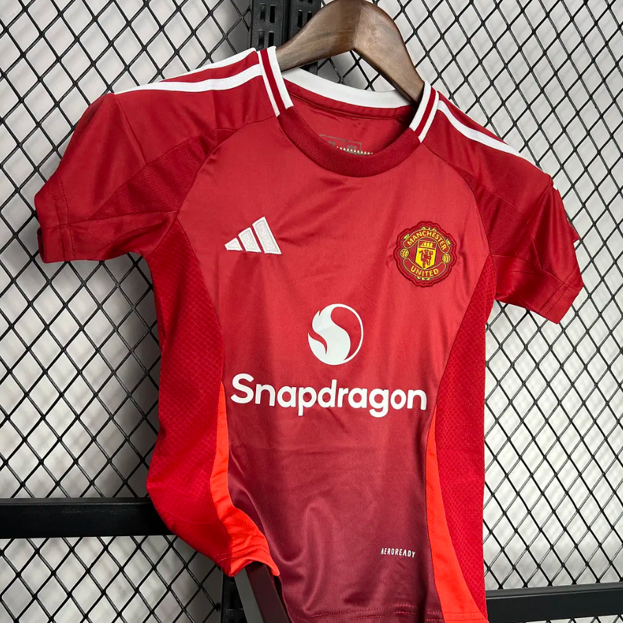 Kit Criança Manchester United Principal - 24/25