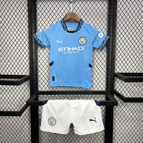 Kit Criança Manchester City Principal - 24/25