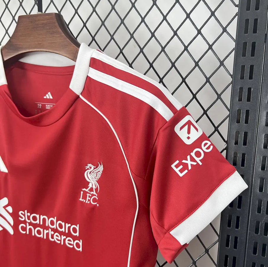 Kit Criança Liverpool Principal - 25/26