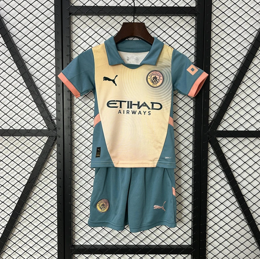 Kit Criança Manchester City Alternativa - 24/25