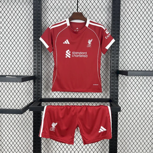 Kit Criança Liverpool Principal - 25/26