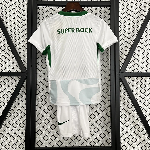 Kit Criança Sporting CP Alternativa Branca - 25/26