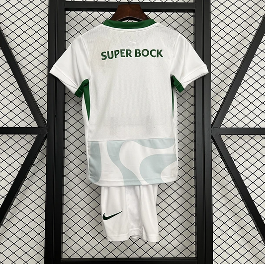 Kit Criança Sporting CP Alternativa Branca - 25/26
