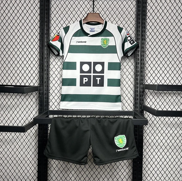 Kit Criança Sporting CP Retro - 01/02