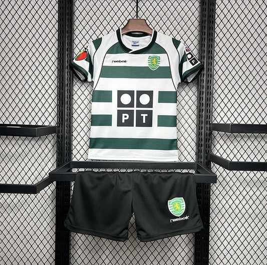 Kit Criança Sporting CP Retro - 01/02