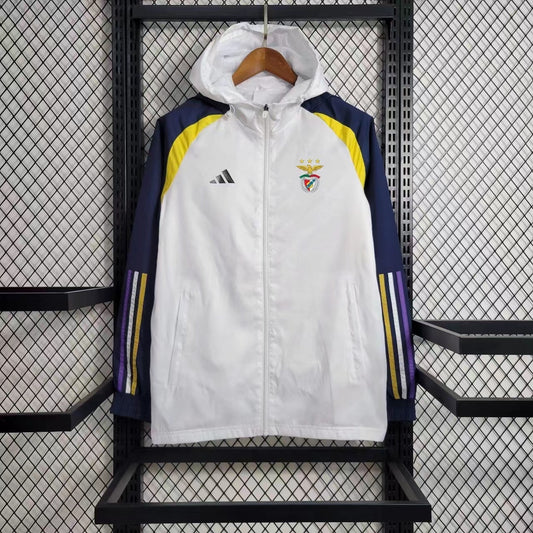 Casaco Impermeável Branco - SL Benfica