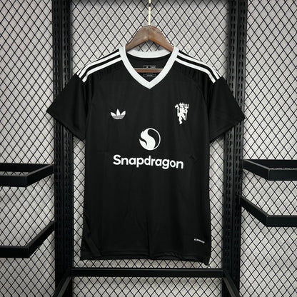 Camisola Manchester United Guarda-Redes Preta - 24/25