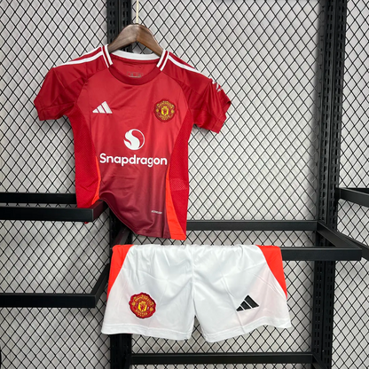 Kit Criança Manchester United Principal - 24/25