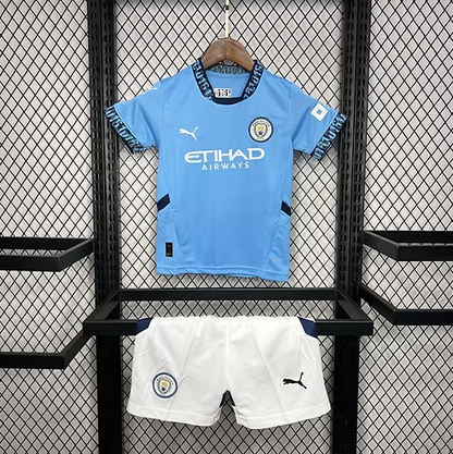 Kit Criança Manchester City Principal - 24/25