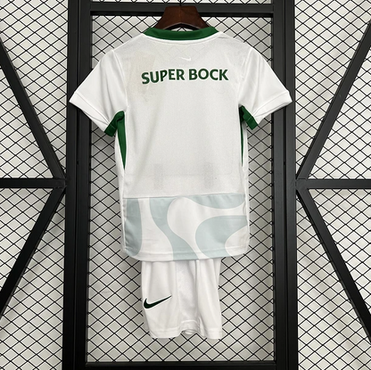 Kit Criança Sporting CP Alternativa Branca - 25/26